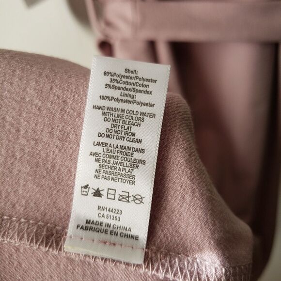 NWT BISHOP+YOUNG pink V neck button down dress - Picture 7 of 7